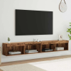  TV Fali Szekrények Panama 2 pcs Öreg fa 100 x 30 x 30 cm