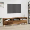  TV szekrény 150 x 30 x 45 cm Öreg fa Szerelt Fa