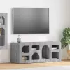  TV szekrény ELST 100 x 35 x 40 cm Szürke Sonoma Faanyag