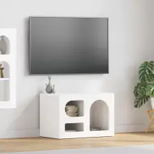  TV szekrény ELST 60 x 35 x 40 cm Fehér Faanyag bútor