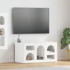  TV szekrény Fehér 80 x 35 x 40 cm Faanyag bútor