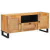  TV szekrény fiókkal Barna 105 x 33,5 x 46 cm Tömör Mangófát