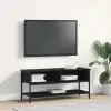  TV szekrény garnitúra 100 x 35 x 45 cm Fekete tölgy Szerelt Fa