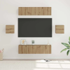  TV szekrény garnitúra 6 pcs Artisan tölgy Faanyag