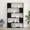  TV szekrény garnitúra Fekete tölgy 100 x 24 x 155 cm Faanyag