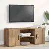  TV szekrény kézműves tölgy 100 x 35 x 40 cm Faanyag