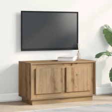  TV szekrény kézműves tölgy 80 x 35 x 45 cm Faanyag bútor