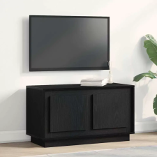  TV szekrény Musta tammi 80 x 35 x 45 cm Faanyag bútor