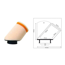 Twin Air légszűrő, henger alakú 45° Ø28mm - 158977 egyéb motorkerékpár alkatrész