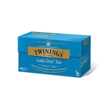 TWININGS Fekete tea Twinings Lady Grey 25x2gr alapvető élelmiszer