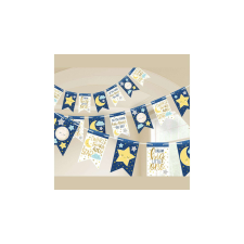 Twinkle Little Star babaváró party banner, 457 cm party kellék