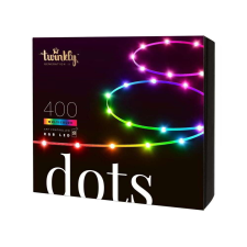Twinkly Dots TWD400STP-TEU Kül-/Beltéri LED fényfüzér 20m - Színes karácsonyfa izzósor