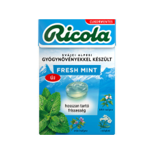 Twinner Hungária Kft. Ricola 40g Fresh Mint csokoládé és édesség