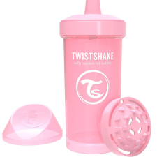Twistshake Cumisüveg 360ml 12+m, Pasztell rózsaszín cumisüveg