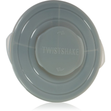 Twistshake Divided Plate osztott tányér kupakkal Grey 6 m+ 1 db babaétkészlet