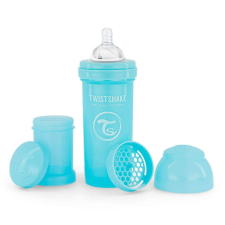 Twistshake Twistshake kólika elleni Cumisüveg mixerhálóval és tápszer tárolóval 260ml #kék cumisüveg