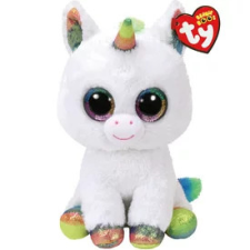 TY Beanie Boos - PIXY fehér unikornis plüss, 24 cm plüssfigura