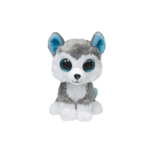 TY Inc. TY Beanie Boos: Slush kutyus plüssfigura - 15 cm, szürke-fehér plüssfigura
