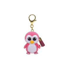 Ty. Mini Boos clip műanyag figura GLIDER - rózsaszín pingvin kulcstartó