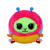 Ty. TY Beanie Bouncers pattogó plüss figura CRYSTAL - színes hernyó