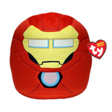 Ty. Ty Squishy Beanies párna alakú plüss figura Marvel IRON MAN, 22 cm babaágynemű, babapléd