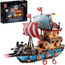 TYCOLE - Kalózhajó építőjáték készlet LED-ekkel barkácsolás, építés