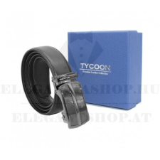  Tycoon férfi bőr öv - Fekete ajándéktárgy