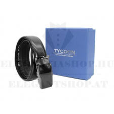  Tycoon férfi bőr öv - Fekete ajándéktárgy