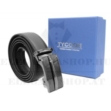  Tycoon férfi bőr öv - Fekete ajándéktárgy