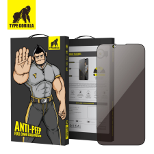 Type Gorilla Apple iPhone 15 Plus TG Privacy 2.5D Üvegfólia - Fekete mobiltelefon kellék