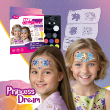 TyToo Princess Dream Arcfesték szett - 6 db sablonnal (TY50566) csillámtetoválás