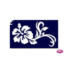TyToo testfestő minta sablon 5x8cm VI-12 Hawaii virág csillámtetoválás