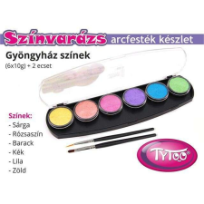 TyToo TyToo Színvarázs Arcfesték szett 6x10g Gyöngyház színek arcfesték