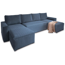  U alakú ülőgarnitúra SMART COSARO 295x140 cm, sötétkék bútor