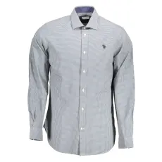 U.S. POLO ASSN. US POLO ASSN. FÉRFI HOSSZÚ UJJÚ PÓLÓ, KÉK