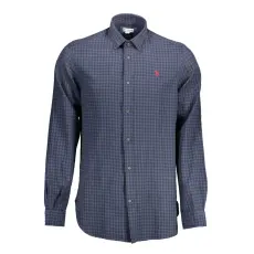 U.S. POLO ASSN. US POLO ASSN. FÉRFI KÉK HOSSZÚ UJJÚ PÓLÓ