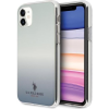 U.S. POLO ASSN. US Polo Gradient Pattern Collection iPhone 11 Telefon tok - Kék/Szürke (69095-uniw)