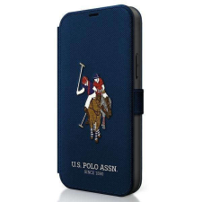 U.S. POLO ASSN. US Polo USFLBKP12LPUGFLNV iPhone 12 Pro Max 6,7&quot; sötétkék könyv Polo Embroidery Collection telefo... tok és táska
