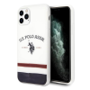 U.S. POLO ASSN. US Polo USHCN58PCSTRB iPhone 11 Pro fehér Tricolor Pattern Collection tok