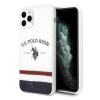 U.S. POLO ASSN. US Polo USHCN65PCSTRB iPhone 11 Pro Max fehér Tricolor Pattern Collection tok