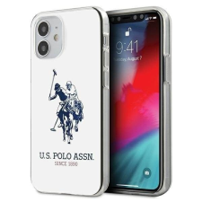 U.S. POLO ASSN. US Polo USHCP12STPUHRWH iPhone 12 mini fehér fényes Big Logo telefontok tok és táska
