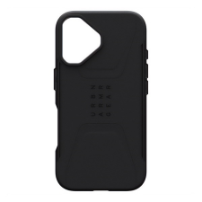 UAG Apple iPhone 16 civilian defender szilikon telefonvédő (erős ütésállóság, magsafe) fekete tok és táska