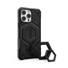 UAG Monarch Pro iPhone 16 Pro Max MagSafe tok kitámasztóval, Carbon Fiber/Black tok és táska