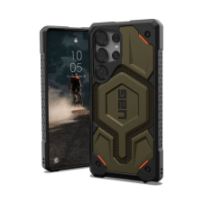 UAG Monarch Pro Samsung Galaxy S25 Ultra mágneses tok, kevlar element green tok és táska