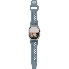 UAG Monarch Strap Apple Watch 49mm / 45mm / 44mm / 42mm szíj - Cloud Blue Titanium okosóra kellék