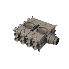 Ubbink Elosztó doboz (16 csatl. pont) hűtés, fűtés szerelvény