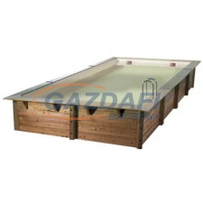  UBBINK Linea 500x800x140cm Medence Bézs Fóliával medence