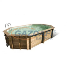  UBBINK Ocea 400x610x130cm Medence Bézs Fóliával medence