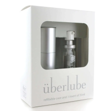 Überlube - UTAZÓ TOKOS SZILIKONOS SÍKOSÍTÓ - EZÜST (15ML) síkosító