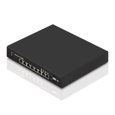 Ubiquiti ES-8-150W EdgeSwitch 8 Gigabit PoE+ Switch - Fekete hub és switch